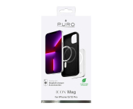 Puro Icon Mag MagSafe do iPhone 12 / 12 Pro - czarne - 1346157 - zdjęcie 3